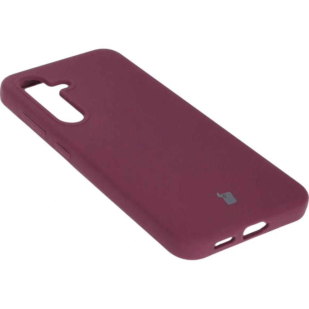 Silikonowe etui Bizon Soft Case do Samsung Galaxy S24 ciemnofioletowe