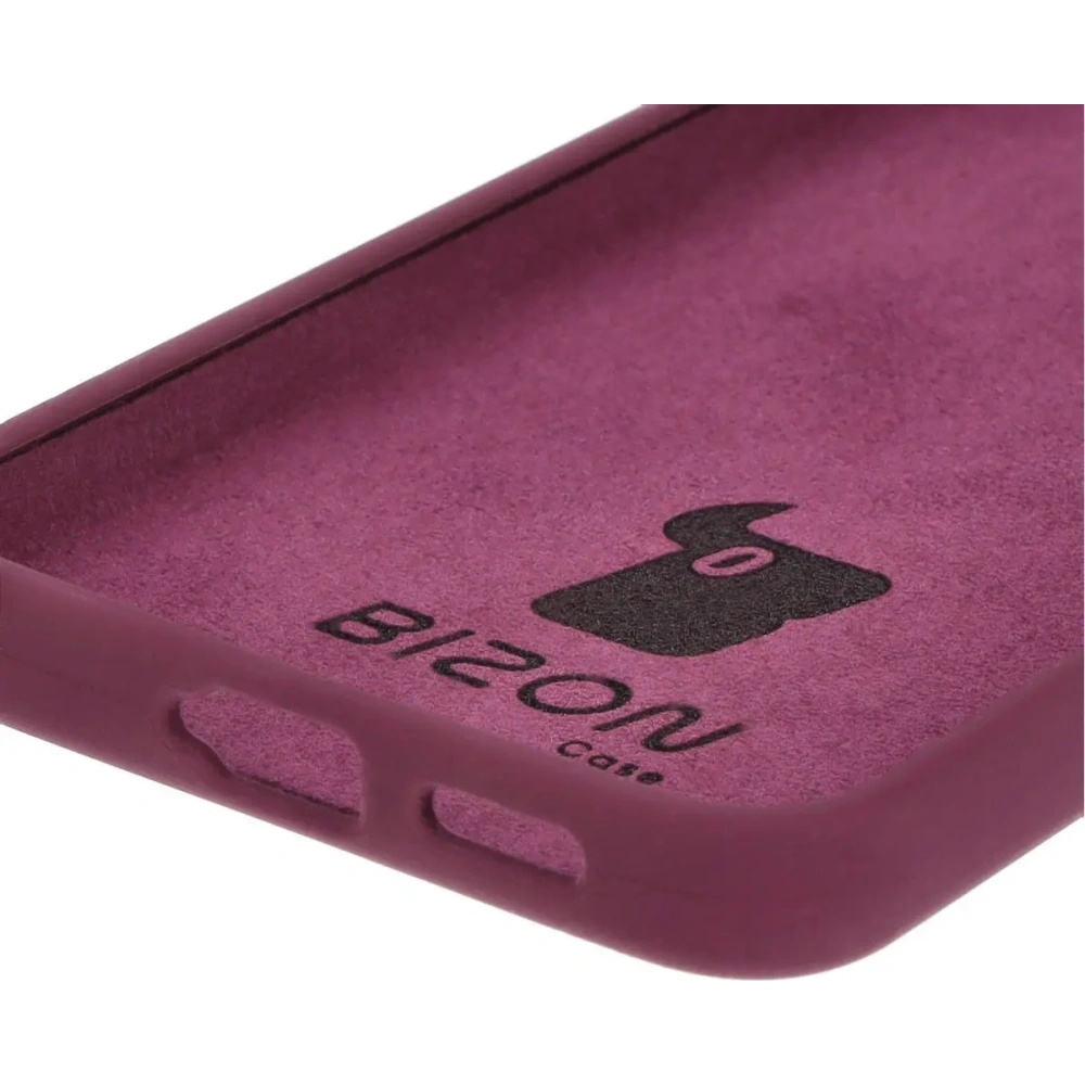 Silikonowe etui Bizon Soft Case do Samsung Galaxy S24 ciemnofioletowe
