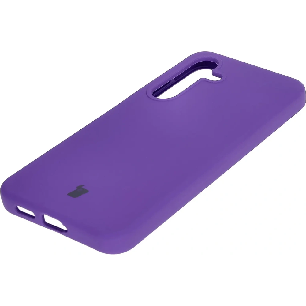 Silikonowe etui Bizon Soft Case do Samsung Galaxy S24 fioletowe