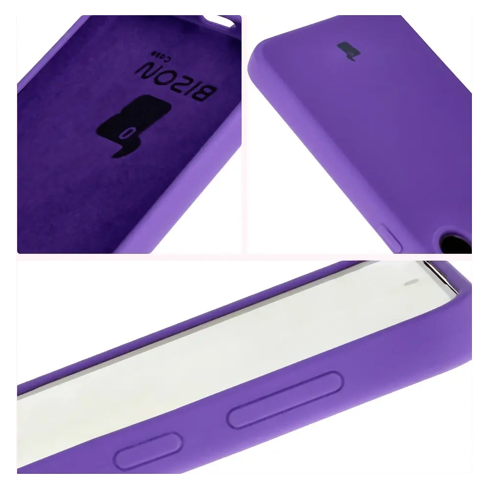 Silikonowe etui Bizon Soft Case do Samsung Galaxy S24 fioletowe