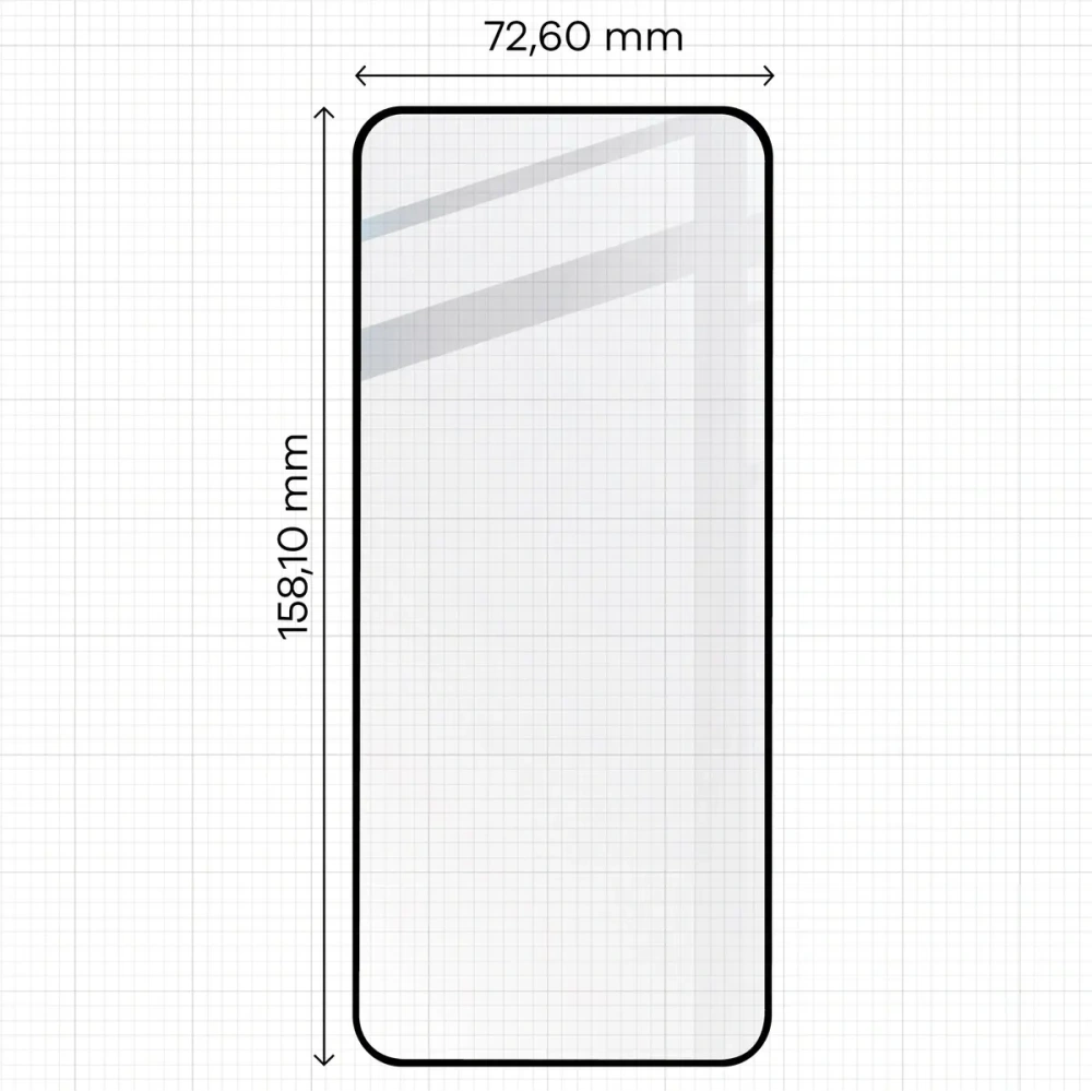 Szkło hartowane BIZON Glass Edge 3D do Oppo Reno 12/12 Pro