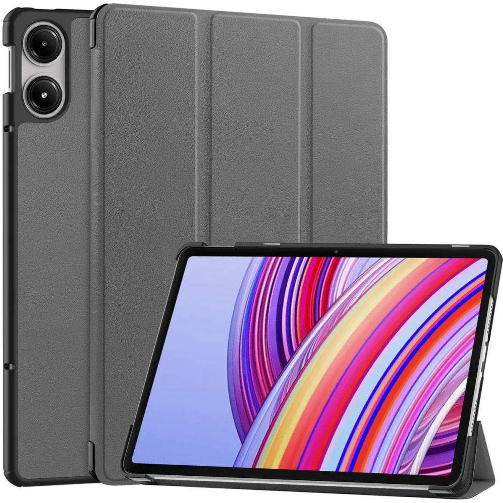 Etui Bizon Case Tab Croc do Xiaomi Redmi Pad Pro 12.1 szare