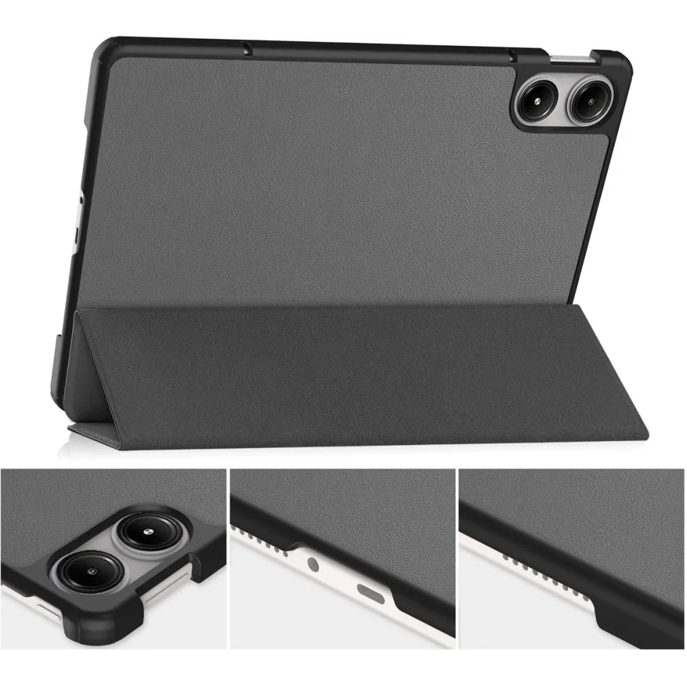 Etui Bizon Case Tab Croc do Xiaomi Redmi Pad Pro 12.1 szare