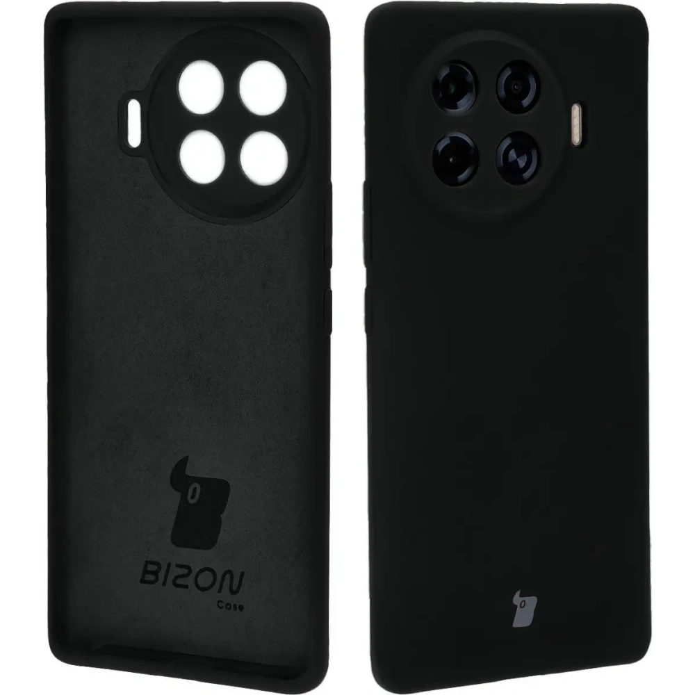 Silikonowe etui Bizon Soft Case do Tecno Spark 20 Pro+ czarne