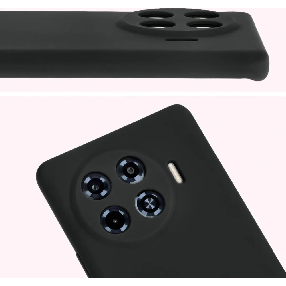 Silikonowe etui Bizon Soft Case do Tecno Spark 20 Pro+ czarne