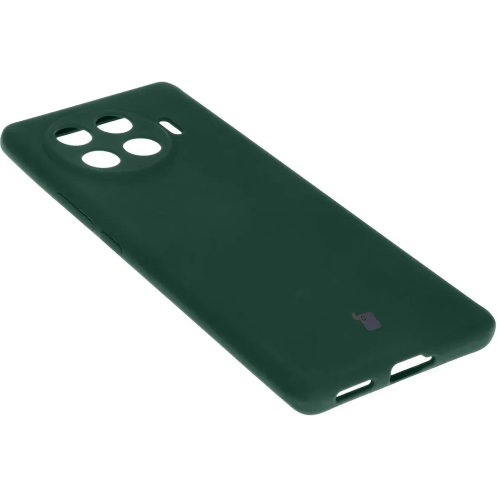 Silikonowe etui Bizon Soft Case do Tecno Spark 20 Pro+ ciemnozielone