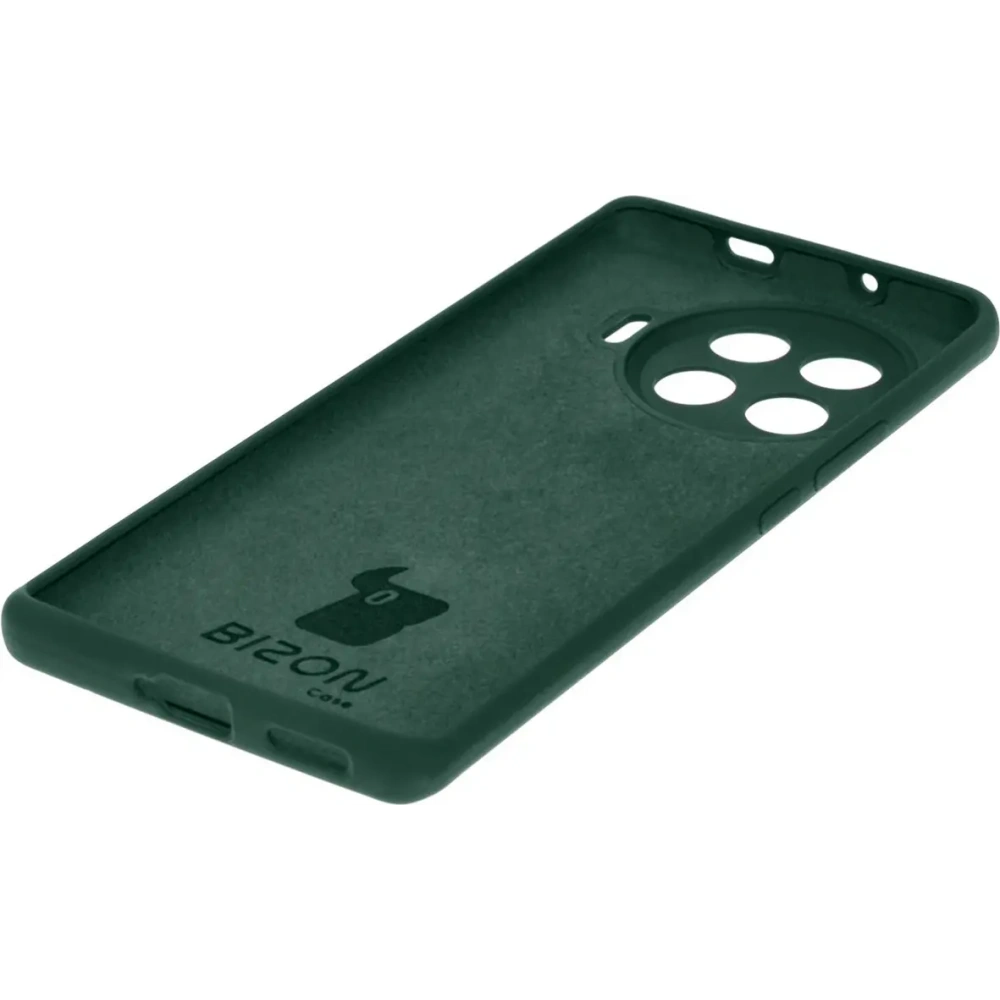 Silikonowe etui Bizon Soft Case do Tecno Spark 20 Pro+ ciemnozielone