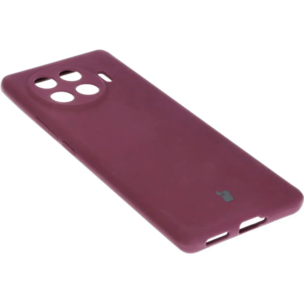 Silikonowe etui Bizon Soft Case do Tecno Spark 20 Pro+ ciemnofioletowe