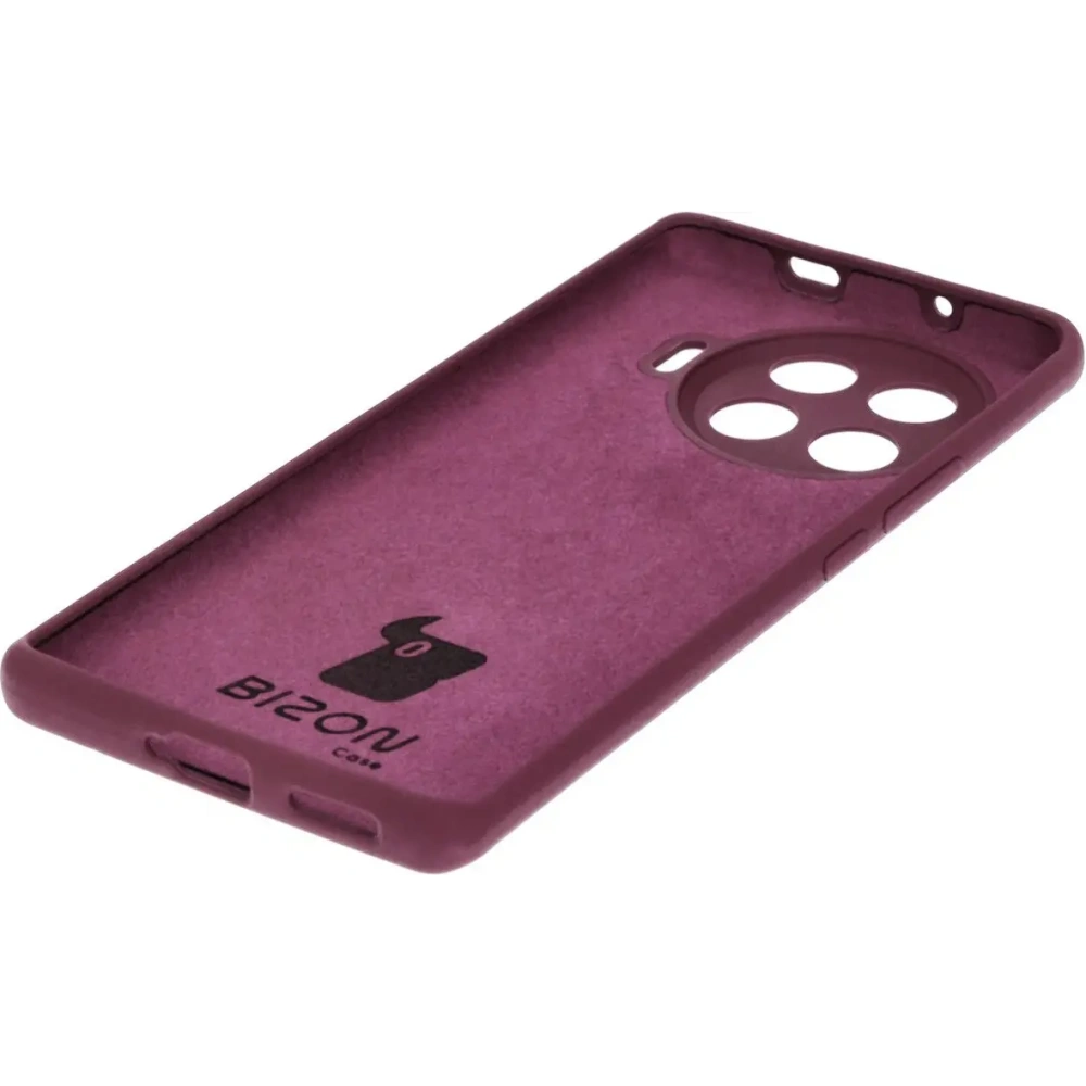 Silikonowe etui Bizon Soft Case do Tecno Spark 20 Pro+ ciemnofioletowe