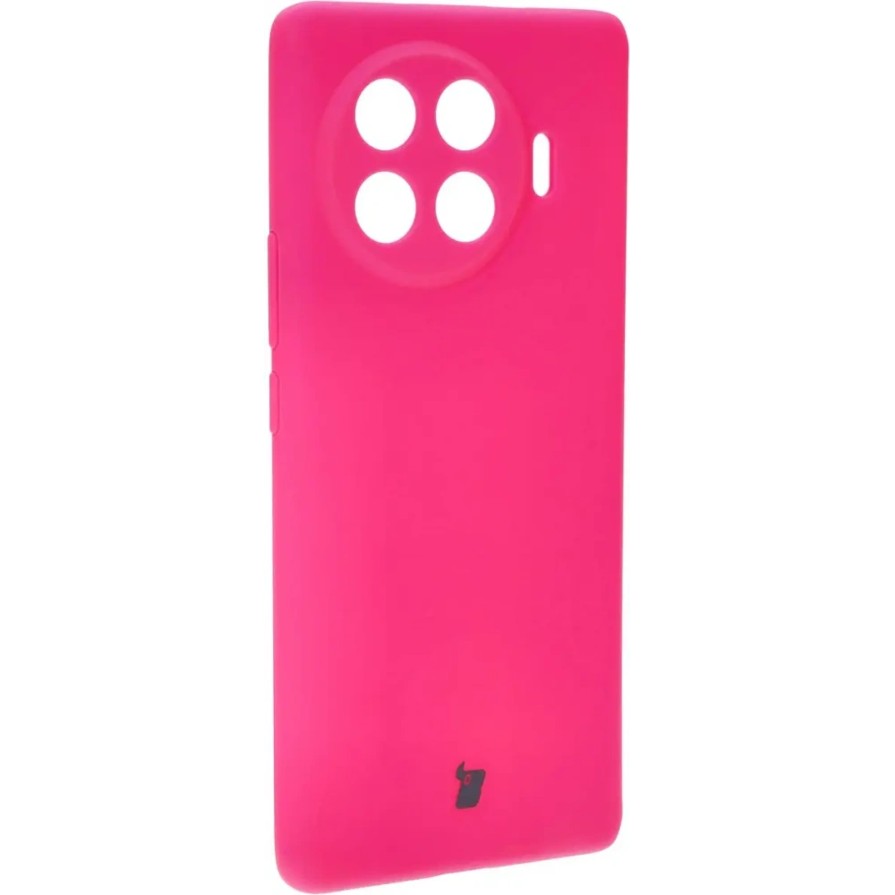 Silikonowe etui Bizon Soft Case do Tecno Spark 20 Pro+ neonowo-różowe