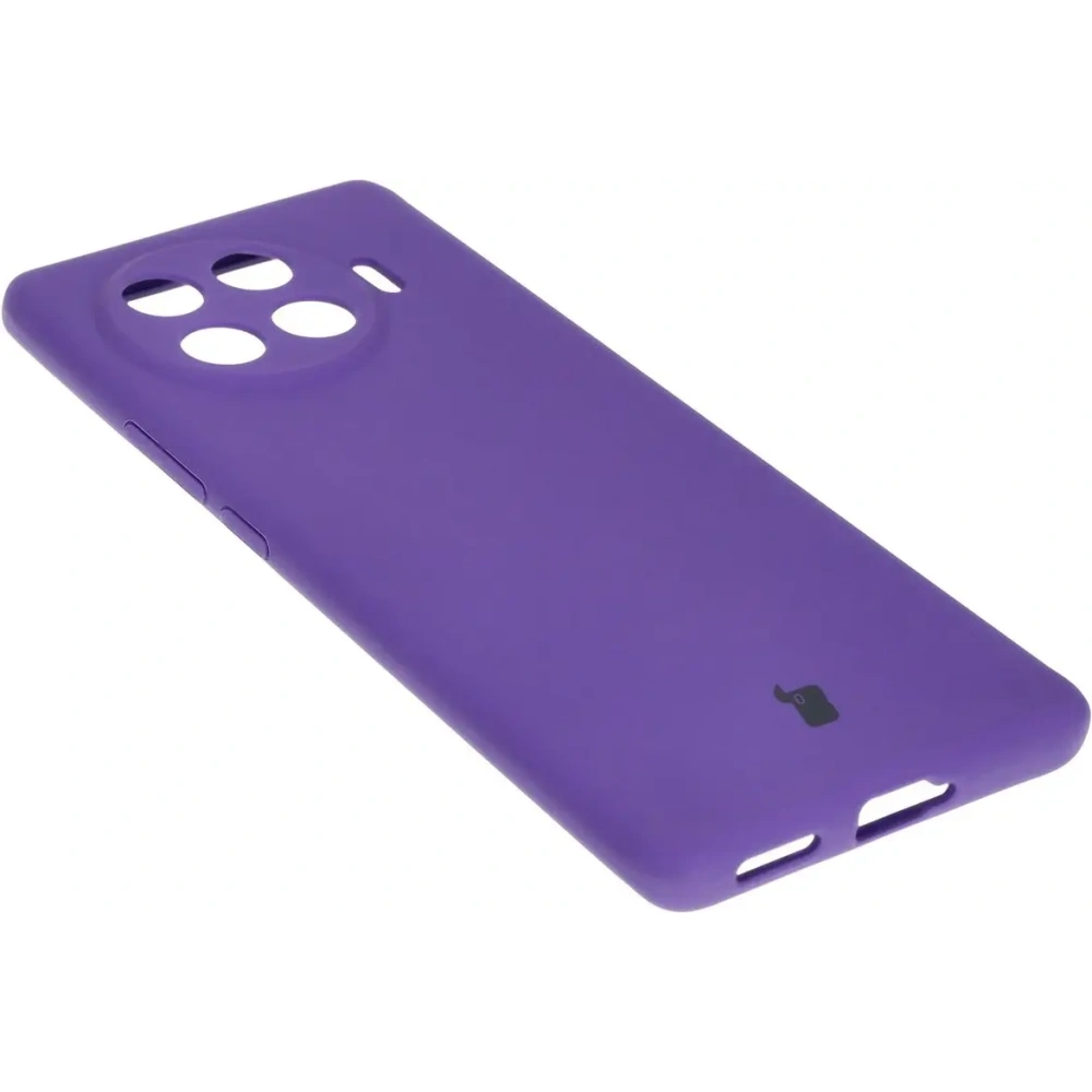 Silikonowe etui Bizon Soft Case do Tecno Spark 20 Pro+ fioletowe