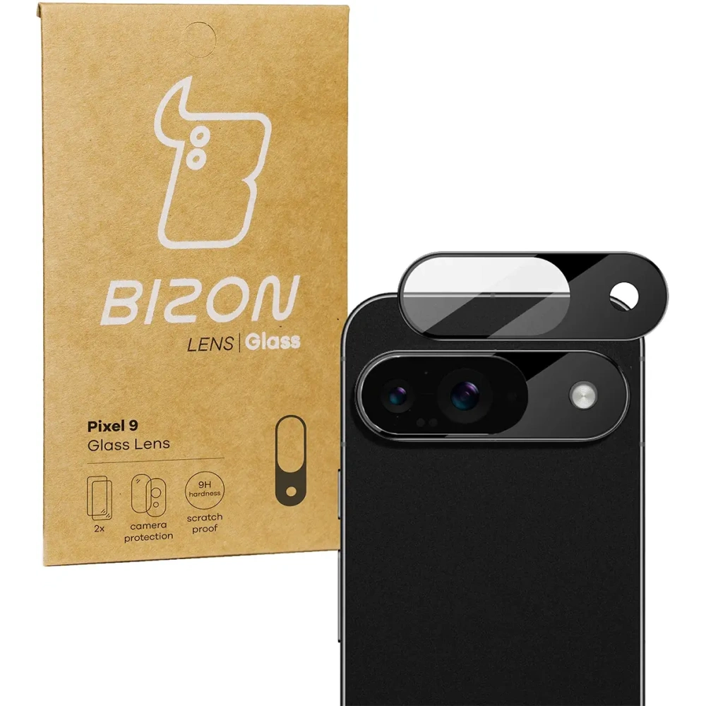 Szkło na aparat Bizon Glass Lens do Pixel 9 [2 PACK]