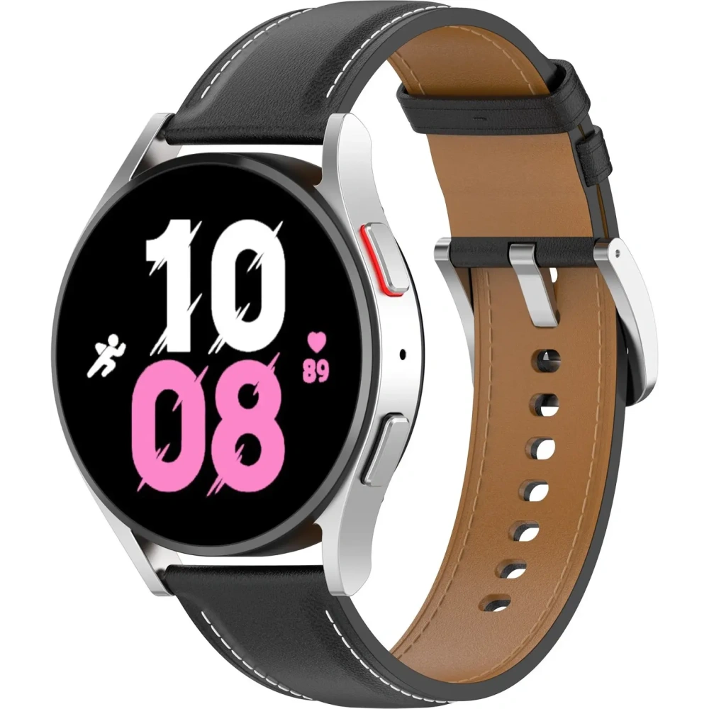 Pasek Bizon Strap Watch Casual do Samsung Galaxy Watch FE/7/6/6 Classic/5/5Pro/4/4 Classic czarny