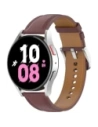 Bizon Strap Uhr Casual Samsung Galaxy Watch FE/7/6/6 Classic/5/5Pro/4/4 Classic dunkelbraun