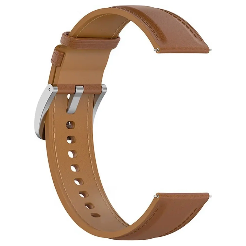 Pasek Bizon Strap Watch Casual do Samsung Galaxy Watch FE/7/6/6 Classic/5/5Pro/4/4 Classic jasnobrązowy