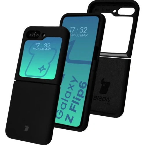 Kup Bizon Soft Case Samsung Galaxy Z Flip6 negru - BIZ5720 - {ean13} - Sklep Home Screen