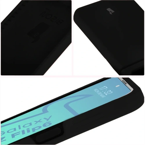 Kup Bizon Soft Case Samsung Galaxy Z Flip6 negru - BIZ5720 - {ean13} - Sklep Home Screen