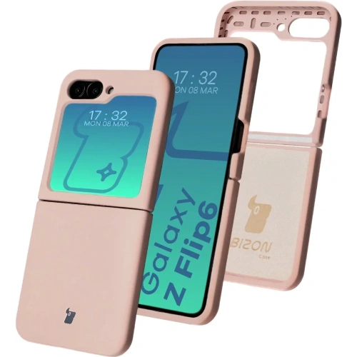 Kup Bizon Soft Case Samsung Galaxy Z Flip6 roz deschis - BIZ5721 - {ean13} - Sklep Home Screen