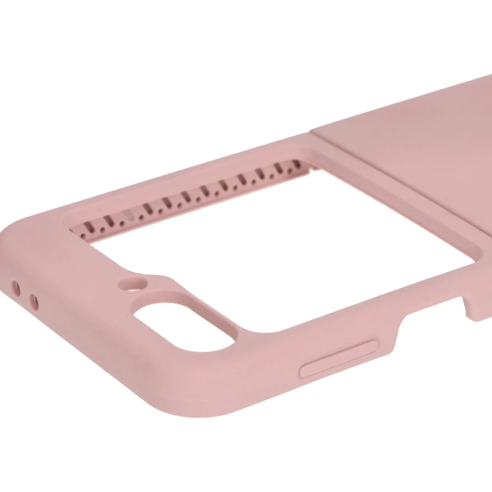 Silikonowe etui Bizon Soft Case do Samsung Galaxy Z Flip6 / 7 FE jasnoróżowe