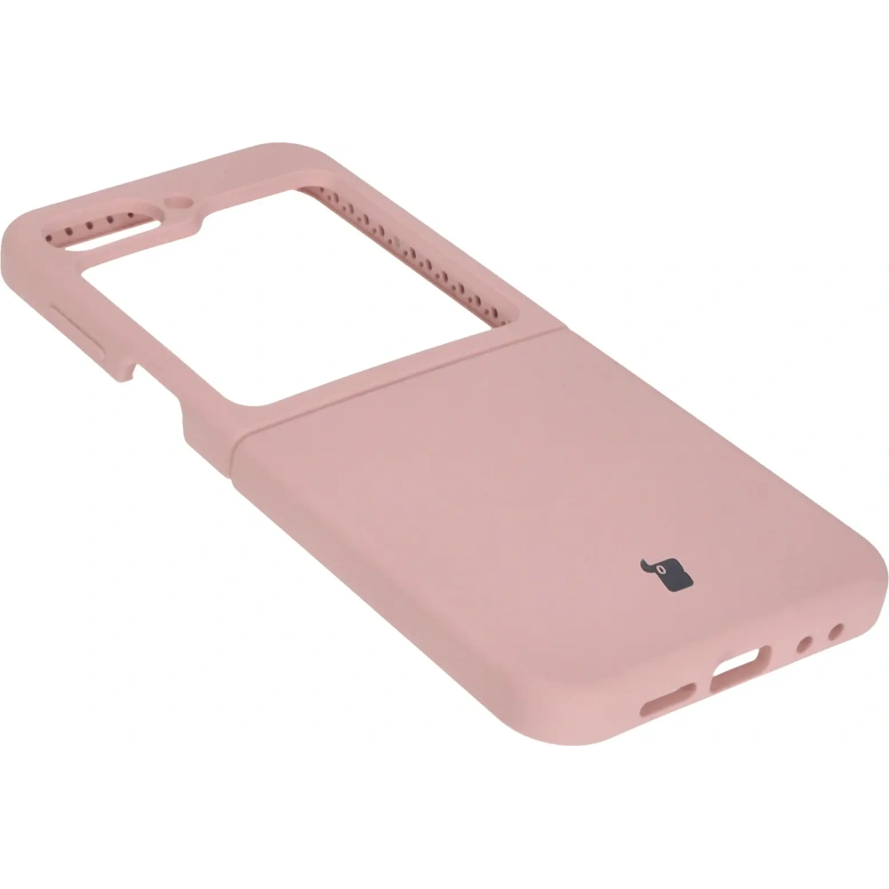 Silikonowe etui Bizon Soft Case do Samsung Galaxy Z Flip6 / 7 FE jasnoróżowe