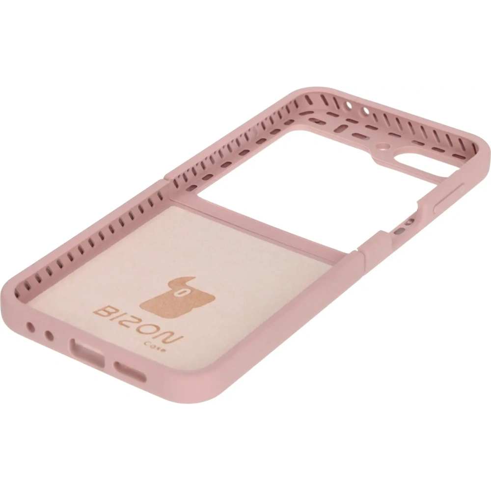 Silikonowe etui Bizon Soft Case do Samsung Galaxy Z Flip6 / 7 FE jasnoróżowe