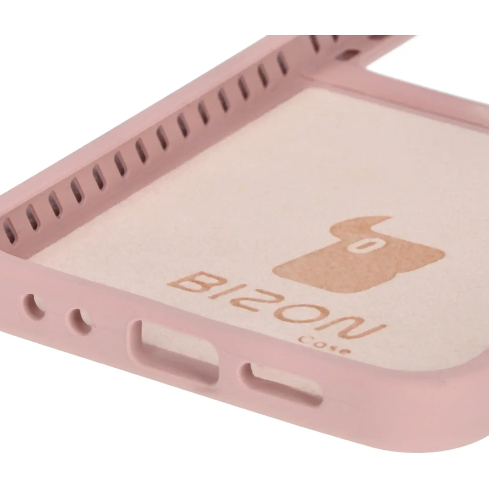 Silikonowe etui Bizon Soft Case do Samsung Galaxy Z Flip6 / 7 FE jasnoróżowe