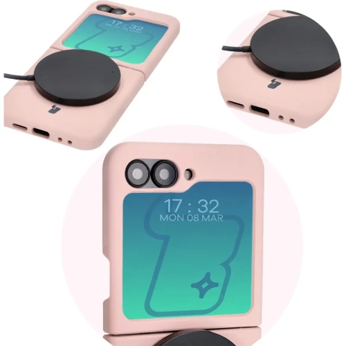 Kup Bizon Soft Case Samsung Galaxy Z Flip6 roz deschis - BIZ5721 - {ean13} - Sklep Home Screen