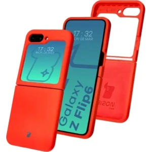 Kup Bizon Soft Case Samsung Galaxy Z Flip6 roșu - BIZ5723 - {ean13} - Sklep Home Screen