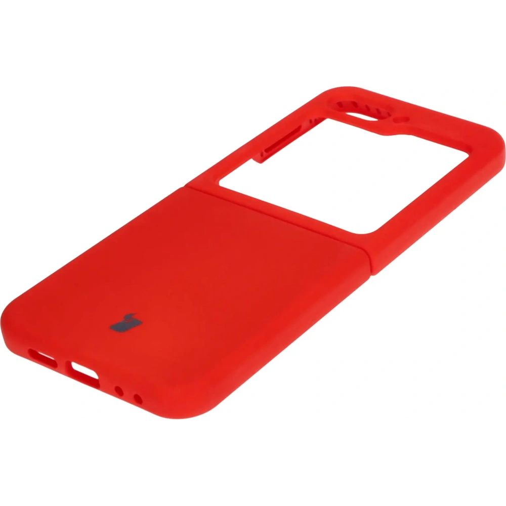 Silikonowe etui Bizon Soft Case do Samsung Galaxy Z Flip6 / 7 FE czerwone