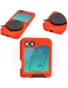 Kup Bizon Soft Case Samsung Galaxy Z Flip6 roșu - BIZ5723 - {ean13} - Sklep Home Screen