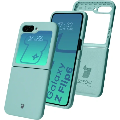 Kup Bizon Soft Case Samsung Galaxy Z Flip6 türkis - BIZ5724 - {ean13} - Sklep Home Screen