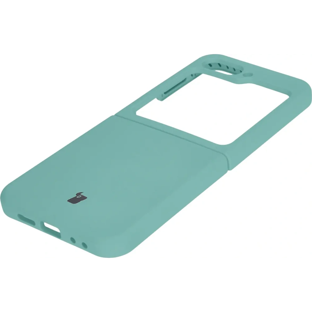 Silikonowe etui Bizon Soft Case do Samsung Galaxy Z Flip6 / 7 FE turkusowe