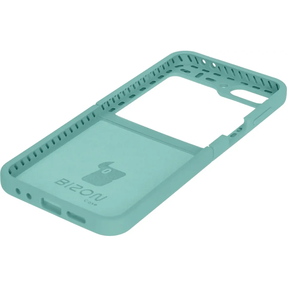 Silikonowe etui Bizon Soft Case do Samsung Galaxy Z Flip6 / 7 FE turkusowe