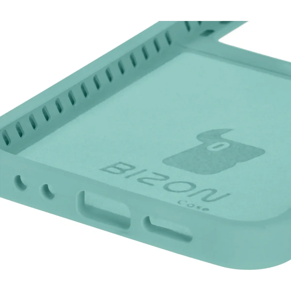 Silikonowe etui Bizon Soft Case do Samsung Galaxy Z Flip6 / 7 FE turkusowe