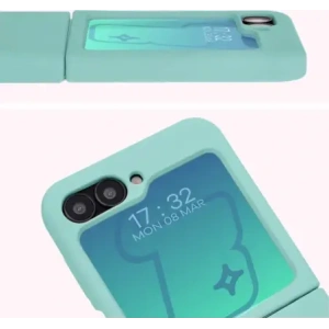 Kup Silikonowe etui Bizon Soft Case do Samsung Galaxy Z Flip6 turkusowe - BIZ5724 - {ean13} - Sklep Home Screen