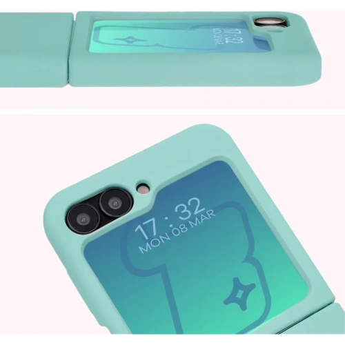Kup Bizon Soft Case Samsung Galaxy Z Flip6 türkis - BIZ5724 - {ean13} - Sklep Home Screen