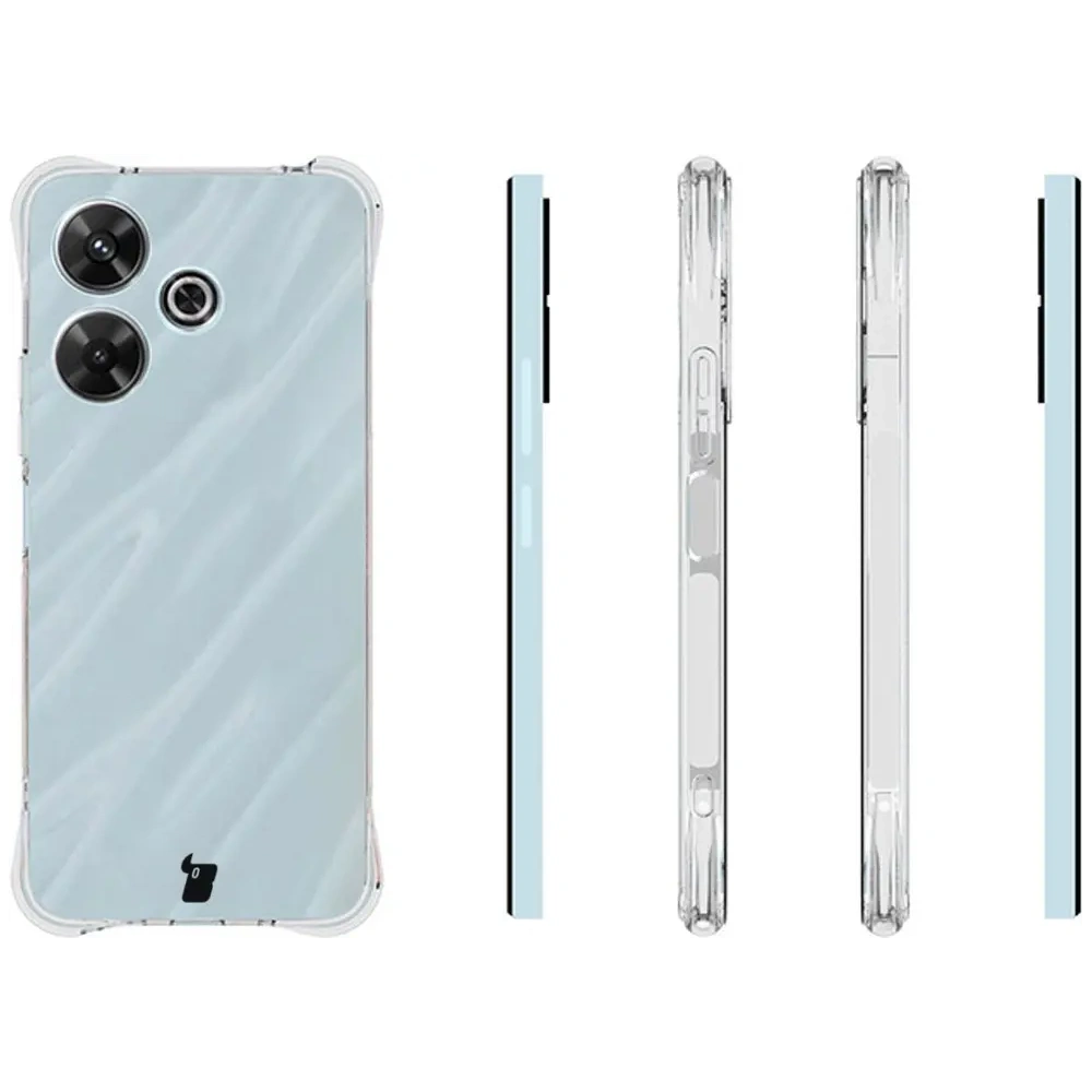 Elastyczne etui Bizon Case Salpa do Xiaomi Redmi 13 4G przezroczyste