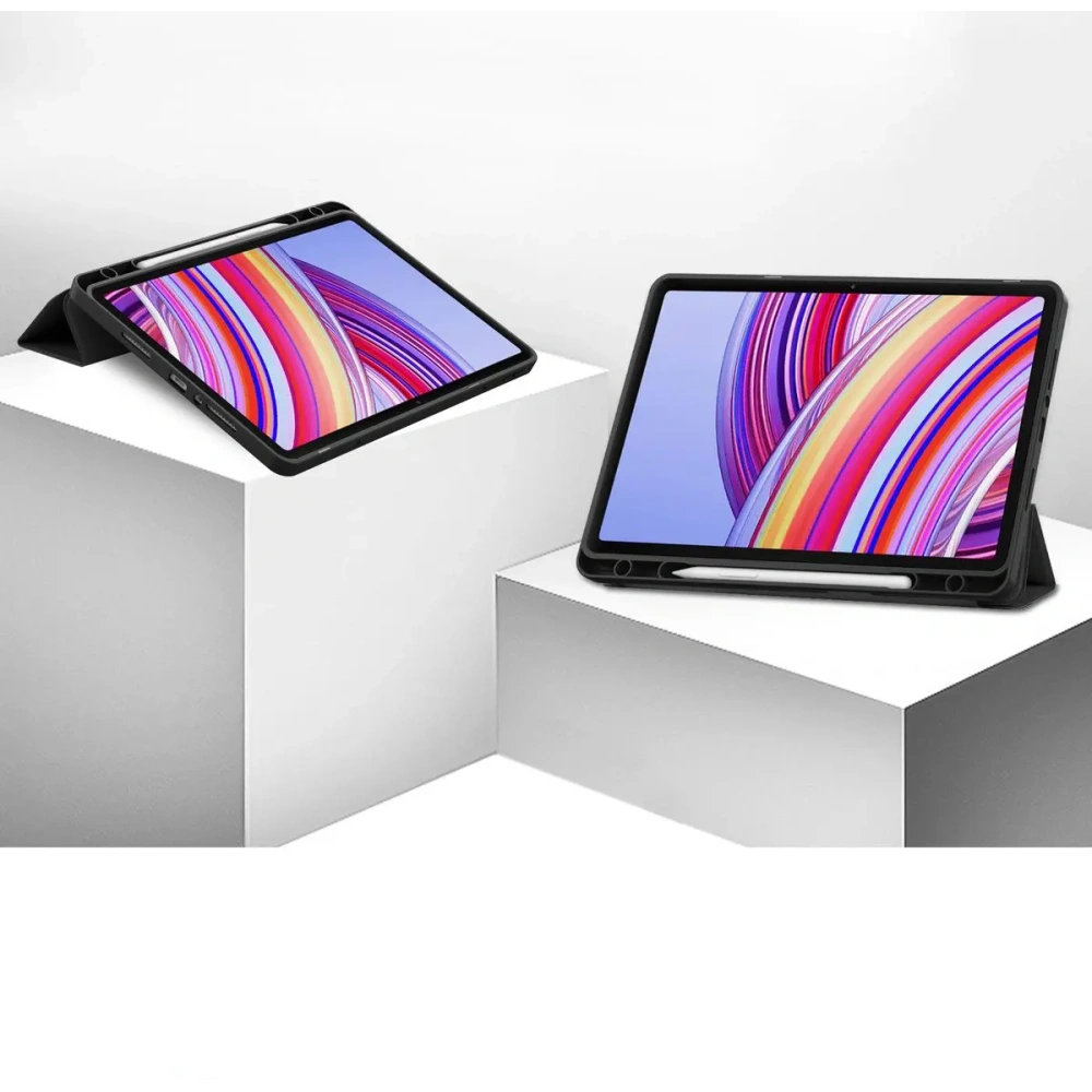 Etui z klapką Bizon Case Tab Lizard do Xiaomi Redmi Pad Pro 12.1 czarne