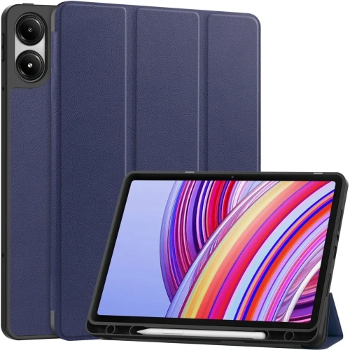 Kup Bizon Case Tab Lizard Xiaomi Redmi Pad Pro 12.1 albastru închis - BIZ5974 - {ean13} - Sklep Home Screen
