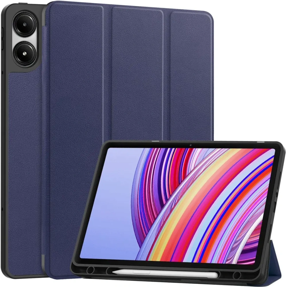 Etui z klapką Bizon Case Tab Lizard do Xiaomi Redmi Pad Pro 12.1 granatowe