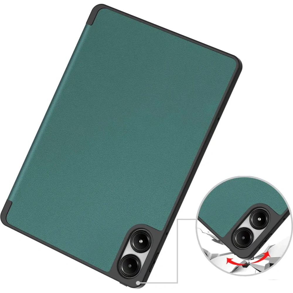 Etui z klapką Bizon Case Tab Lizard do Xiaomi Redmi Pad Pro 12.1 ciemnozielone