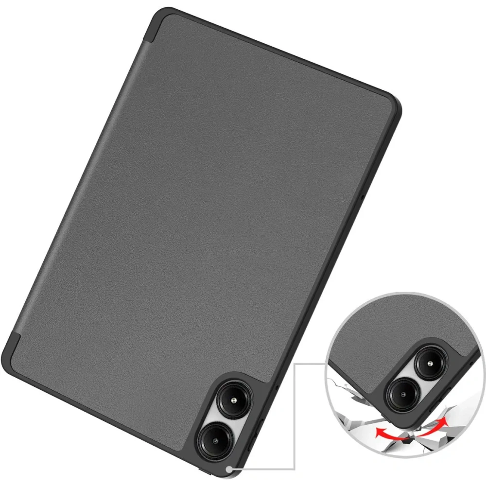 Etui z klapką Bizon Case Tab Lizard do Xiaomi Redmi Pad Pro 12.1 szare