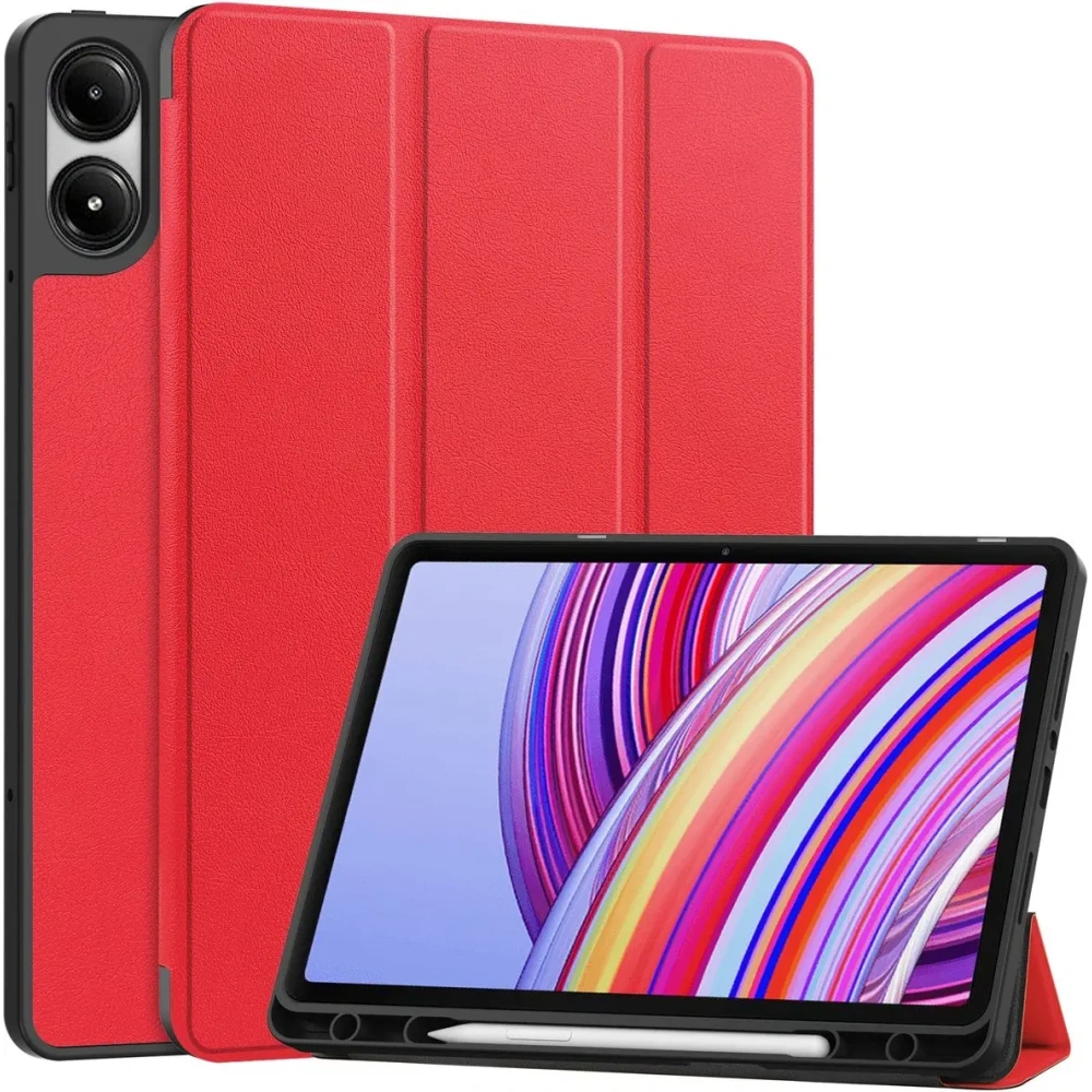 Etui z klapką Bizon Case Tab Lizard do Xiaomi Redmi Pad Pro 12.1 czerwone
