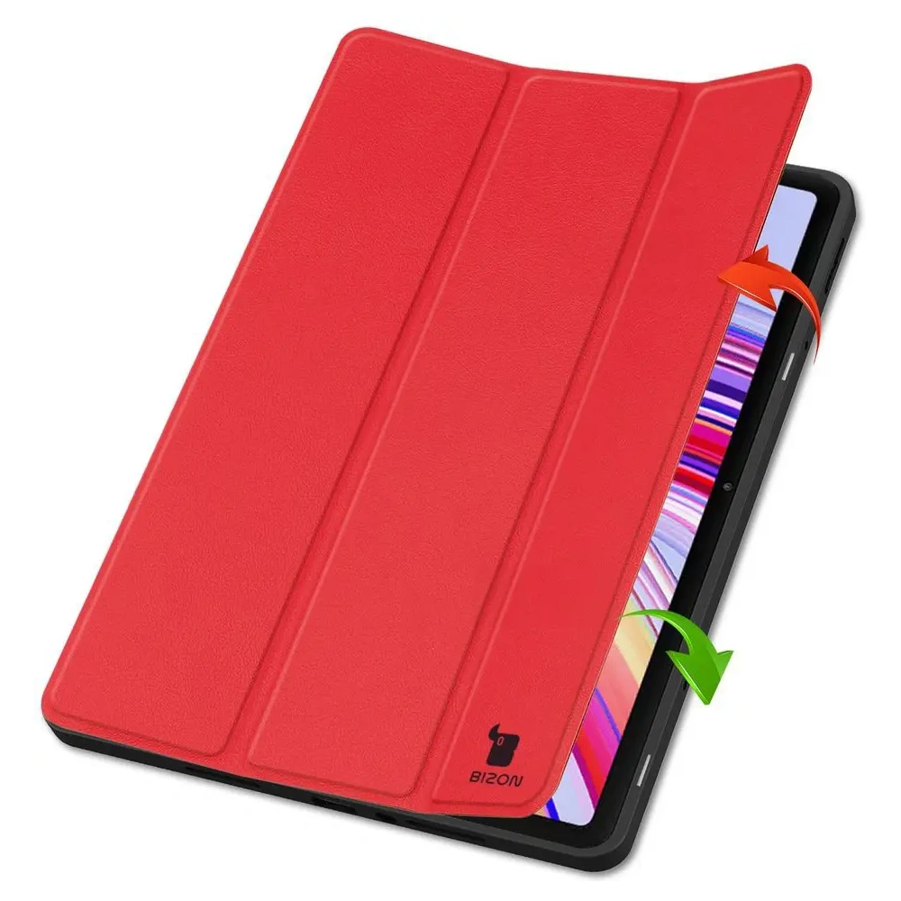 Etui z klapką Bizon Case Tab Lizard do Xiaomi Redmi Pad Pro 12.1 czerwone