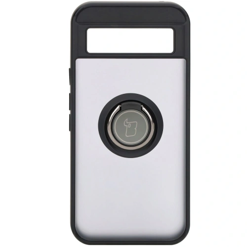 Kup Etui s úchopem na prst Bizon Case Hybrid Ring pro Google Pixel 8a kouřové s černým rámem - BIZ5979 - {ean13} - Sklep Home Screen