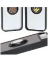 Buy Bizon Case Hybrid Ring Google Pixel 8a smoky with a black frame - BIZ5979 - {ean13} - Home Screen Store Europe