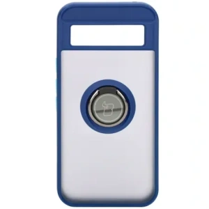 Kup Etui s úchopem na prst Bizon Case Hybrid Ring pro Google Pixel 8a kouřové s modrým rámečkem - BIZ5980 - {ean13} - Sklep Home Screen