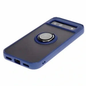 Kup Etui s úchopem na prst Bizon Case Hybrid Ring pro Google Pixel 8a kouřové s modrým rámečkem - BIZ5980 - {ean13} - Sklep Home Screen