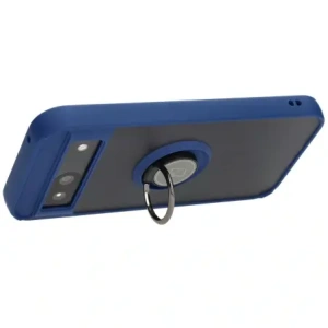 Kup Etui s úchopem na prst Bizon Case Hybrid Ring pro Google Pixel 8a kouřové s modrým rámečkem - BIZ5980 - {ean13} - Sklep Home Screen
