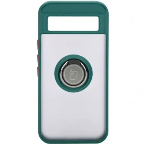 Kup Bizon Case Hybrid Ring Google Pixel 8a rauchig mit einem dunkelgrünen Rahmen - BIZ5742 - {ean13} - Sklep Home Screen